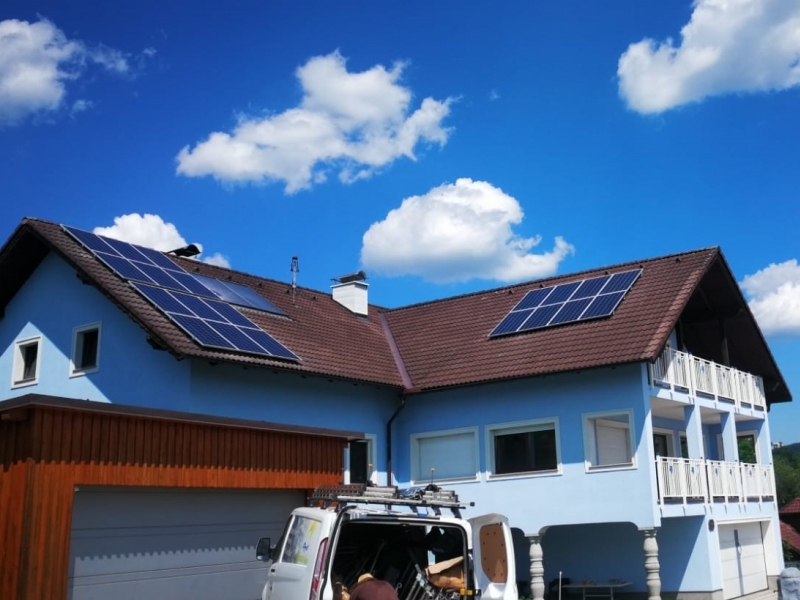 Solardoktor - Referenz - Einfamilienhaus Süd/West